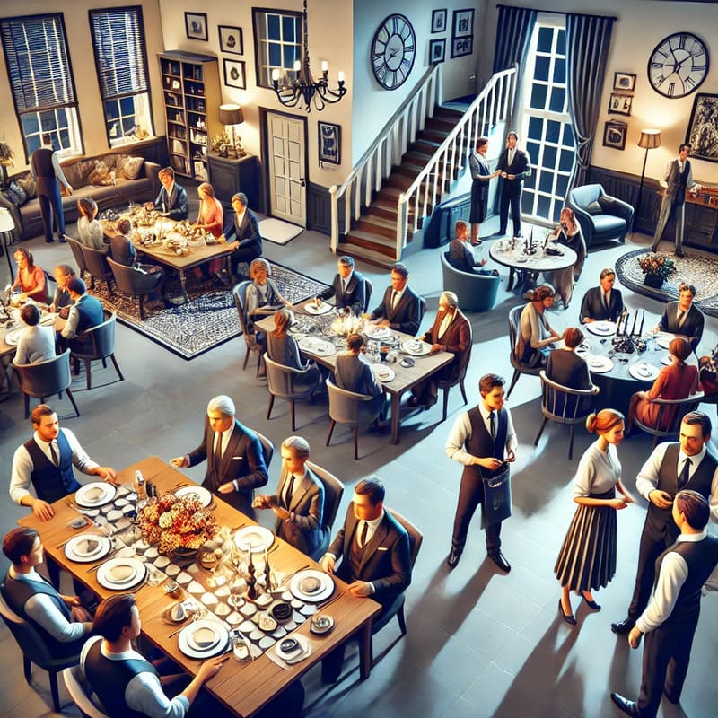 Gestire una cena con delitto con più Game Master