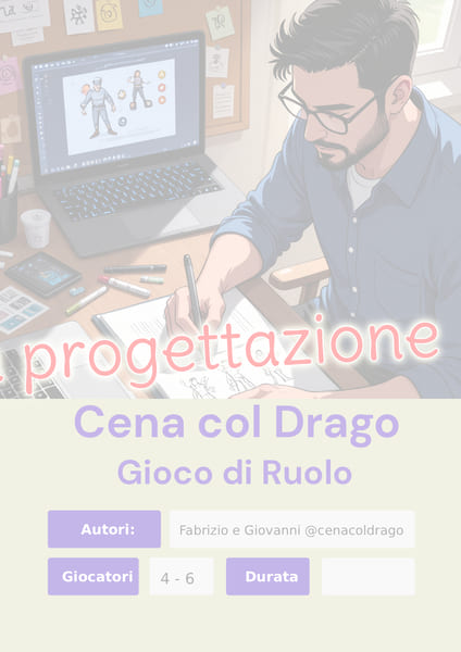 Cena col Drago gdr completo copertina
