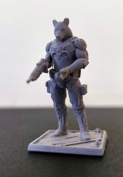 miniatura con fucile