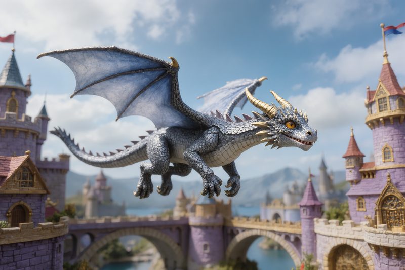 Drago in Volo Castello
