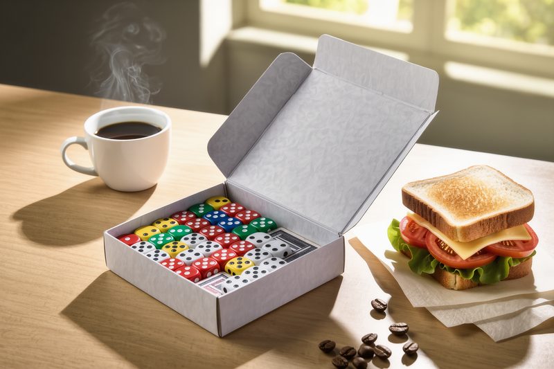Gioco dadi pausa pranzo