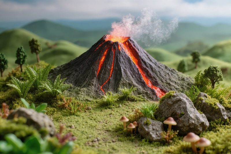 Paesaggio Preistorico Vulcani