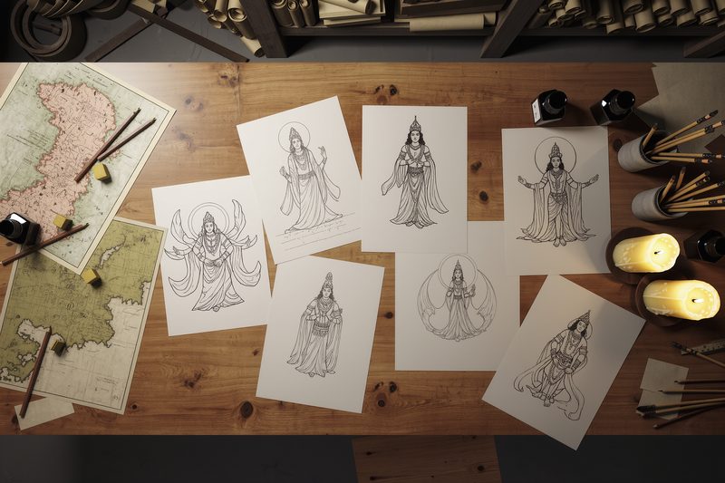 scrivania worldbuilding dei