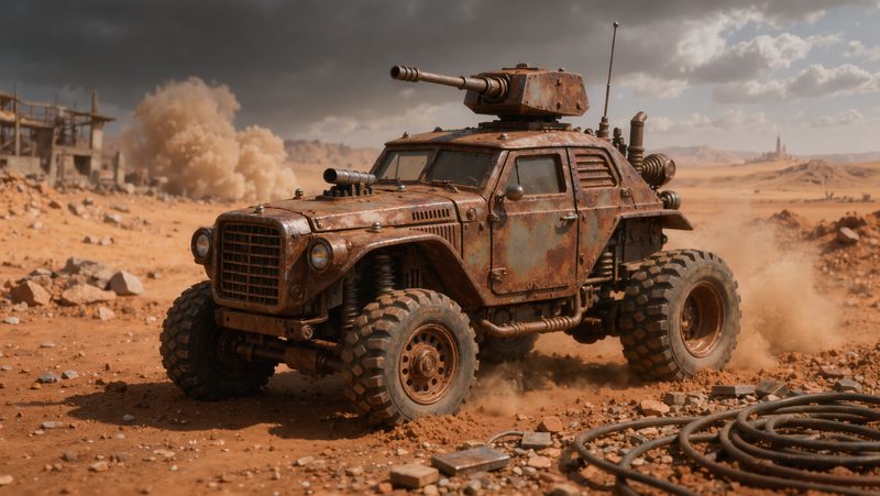 auto guerra gaslands copertina