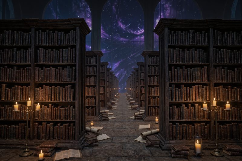 biblioteca antica tomi maledetti