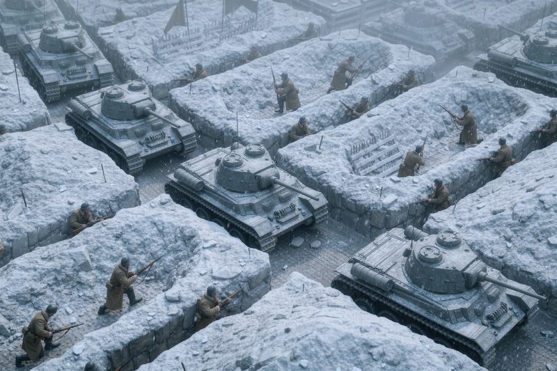 diorama battaglia fronte orientale