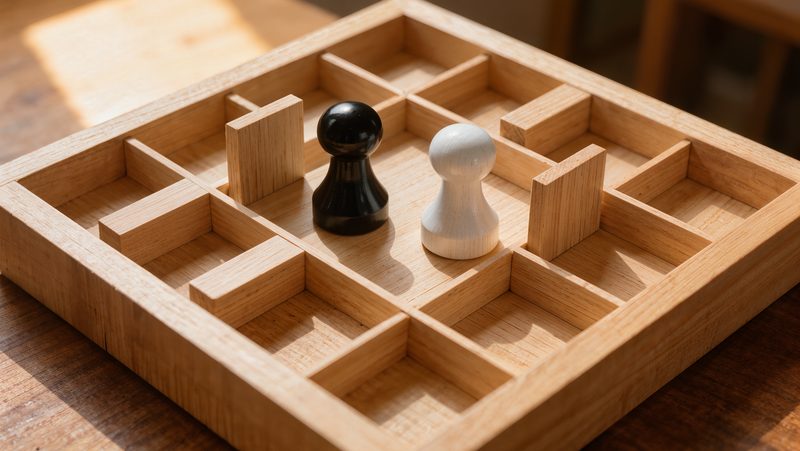 Errori comuni a Quoridor: le 7 mosse che ti fanno perdere subito
