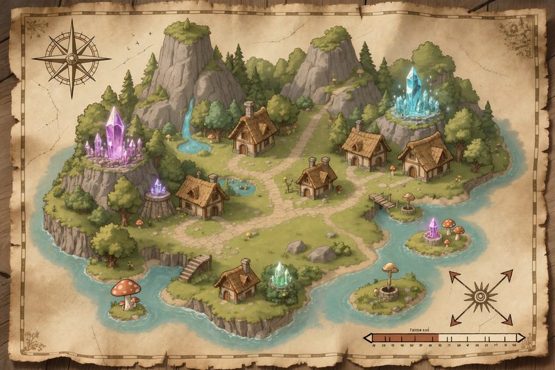 fairy island map