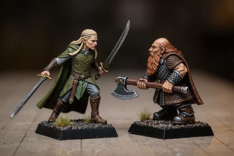 unita elfi nani miniature