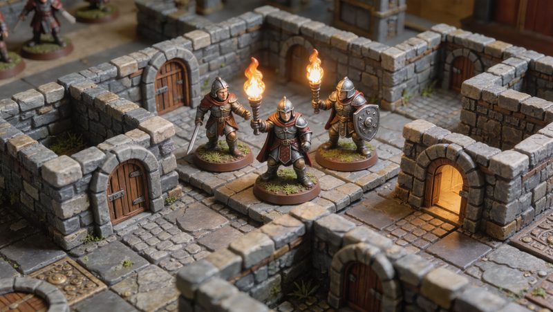 dungeon stampato in 3d