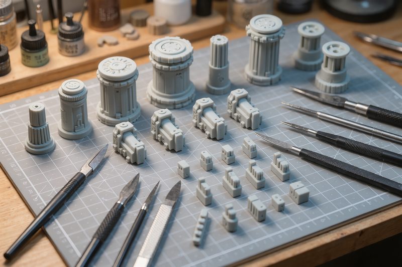 miniature in resina